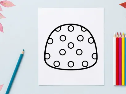 Vista superior de tarjeta de bingo de Halloween con círculos de dulces. Plantilla de juego espeluznante con marcadores redondos para diversión familiar festiva.
