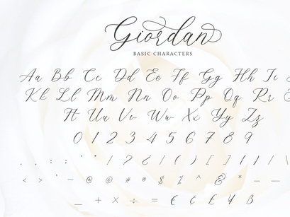 Giordan - Romantic Calligraphy Font