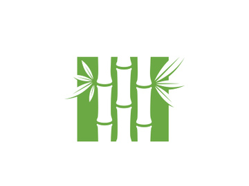 Bamboo vector icon illustration preview picture