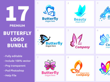 17 Butterfly Logo Bundle preview picture
