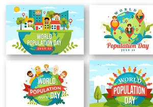 17 World Population Day Illustration