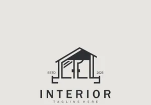 Home Interior logo building design template architecture unique styles