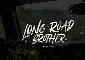 Free Better Rolling Brush Font