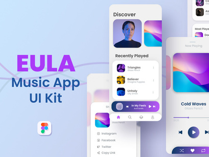 Eula - Music App UI Kit