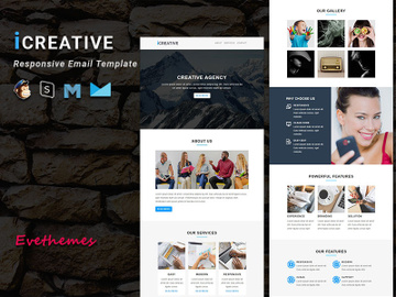 iCreative - Responsive Email Template preview picture