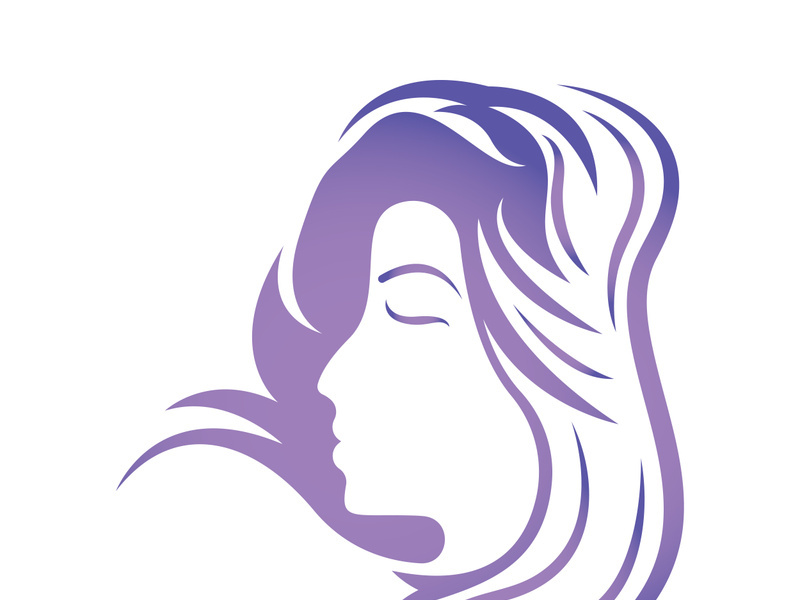 Women beauty, salon, spa, hair minimalist logo design inspiration