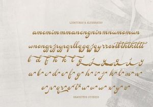 Hangtuah | Vintage Script Font