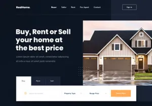 Real estate Landing page
