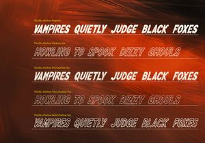 Thrillix Hollow | Horror 5 Style Font