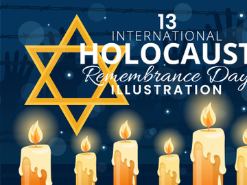 13 International Holocaust Remembrance Day Illustration preview picture