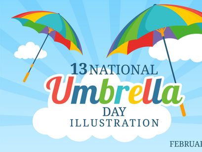 13 National Umbrella Day Illustration