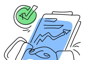 Flat Illustration Approved Stamp