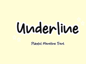 Underline preview picture