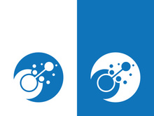 Molecule symbol logo template vector illustration design