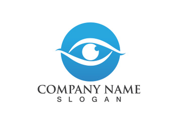 Eye Care vector logo design preview picture