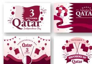 12 Qatar Independence Day Illustration