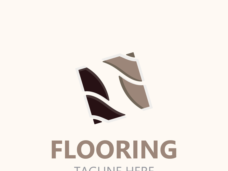 Elegant Tile Flooring Logo Design business store building Template