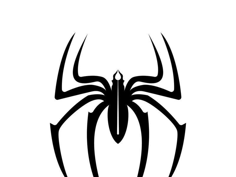 Spider logo icon design vector template