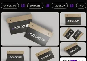 Pastry Dough Scraper Mockup