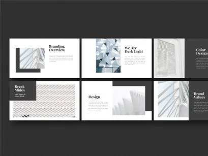 Dark Light Powerpoint Template