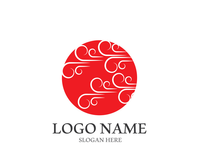 Wind icon vector illustration design template