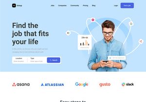 Hireup - Job landing page
