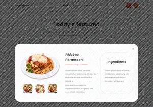 Foodology Website Landing Page UI Kit - Figma