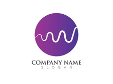 Sound wave equalizer logo vector