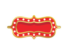 Circus element icon illustration