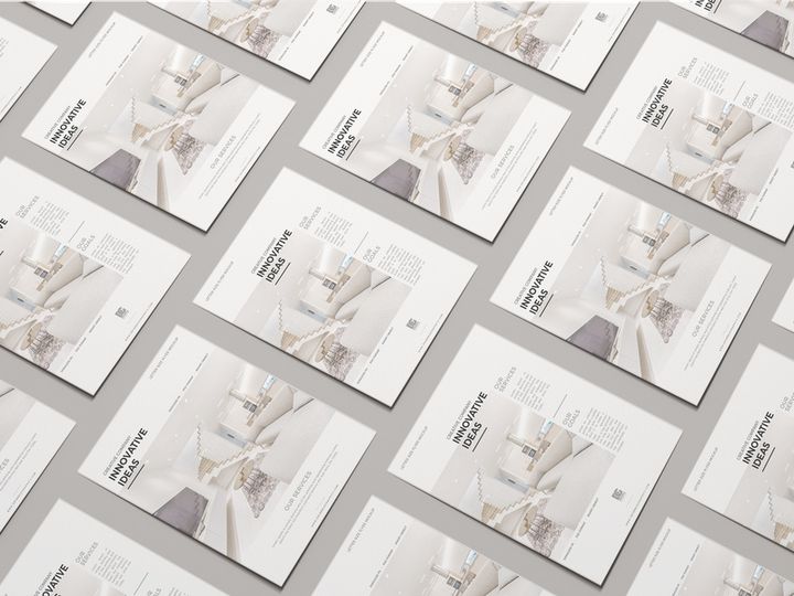 Letter Size PSD Flyer Mockup Design For Branding
