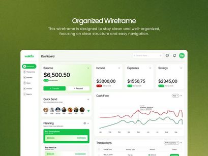 Walleta - Digital Banking Dashboard