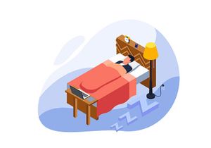 Set of Isometric Time Management Illustration v2