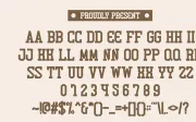 Varsity Display - Bold Slab Serif