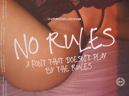 No Rules | FREE Handwriting Font preview picture