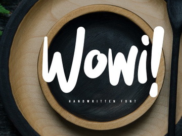 Wowi Free Display Typeface preview picture