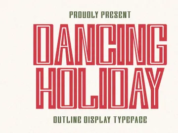 Dancing Holiday - Outline Display preview picture