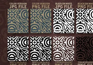 Mandala Seamless Digital Paper Patterns