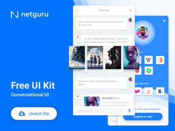 Conversational | Free UI Kit preview picture