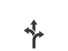 Way vector icon illustration design template