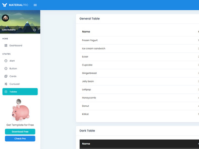 MaterialPro Free Vuetify Admin Dashboard Template