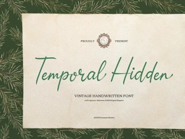 Temporal Hidden | Vintage Handwritten preview picture