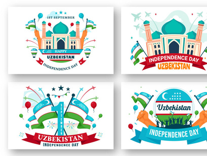 13 Uzbekistan Independence Day Illustration