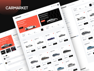 Car Website UI preview picture
