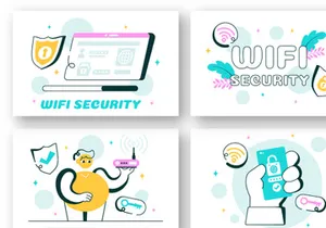 10 WiFi Security Wireless Technology Illustration