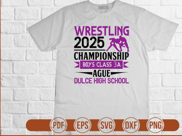 wrestling 2025 championship boys class 3a ague dulce high school preview picture