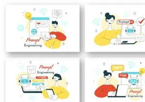 10 Prompt Engineering Illustration