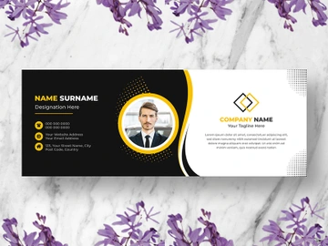 Corporate Email Signature Template Ver-4 preview picture