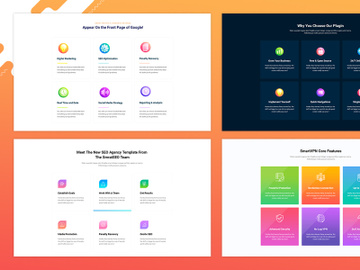 20+ Colorful Services UI Elements preview picture