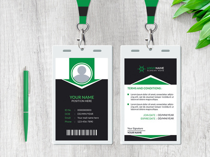 Corporate ID Card Design