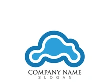 Cloud server data save upload logo